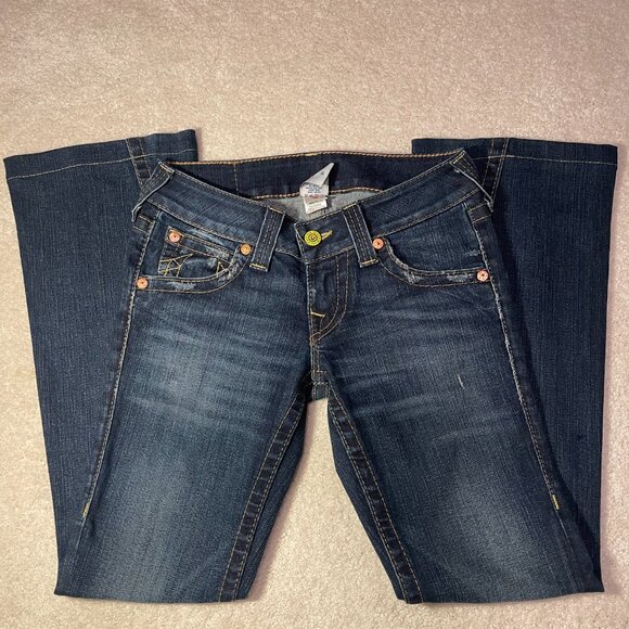True Religion Blue Boot Cut Jeans - Picture 4 of 7